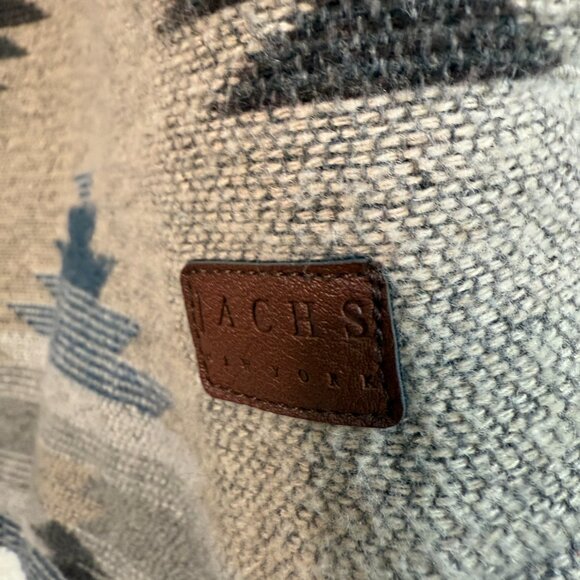 JACHS Mens Wool Blend Button-up Jacket \\ Size M // Aztec Southwestern Quilted - Picture 9 of 12